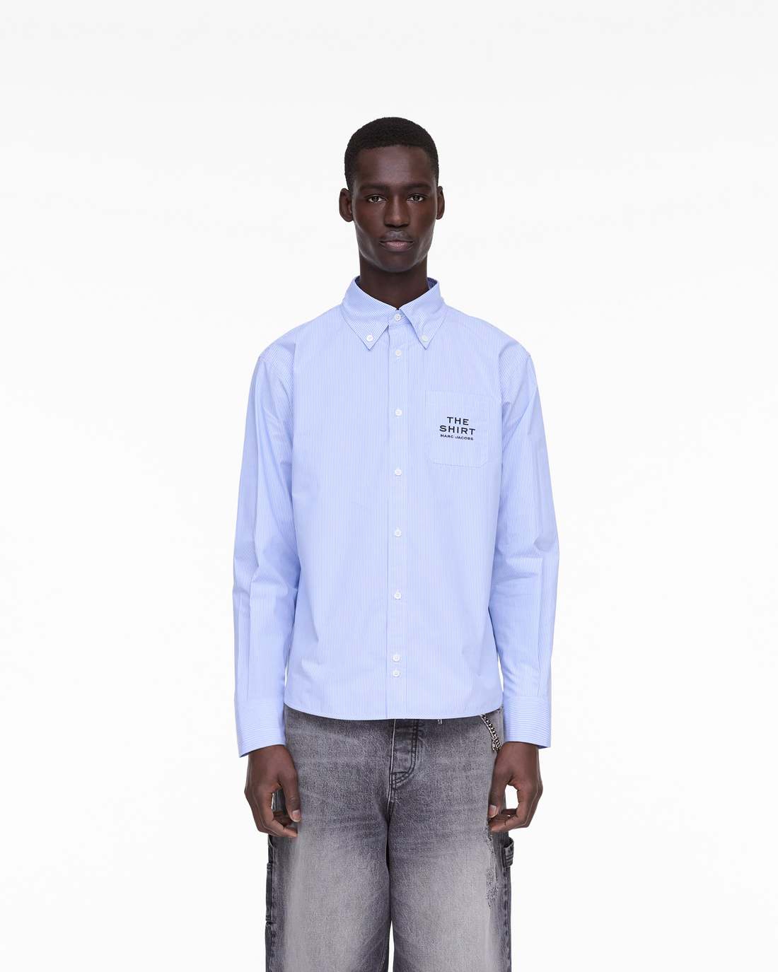 Marc Jacobs Quality - THE STRIPED SHIRT Sky Blue