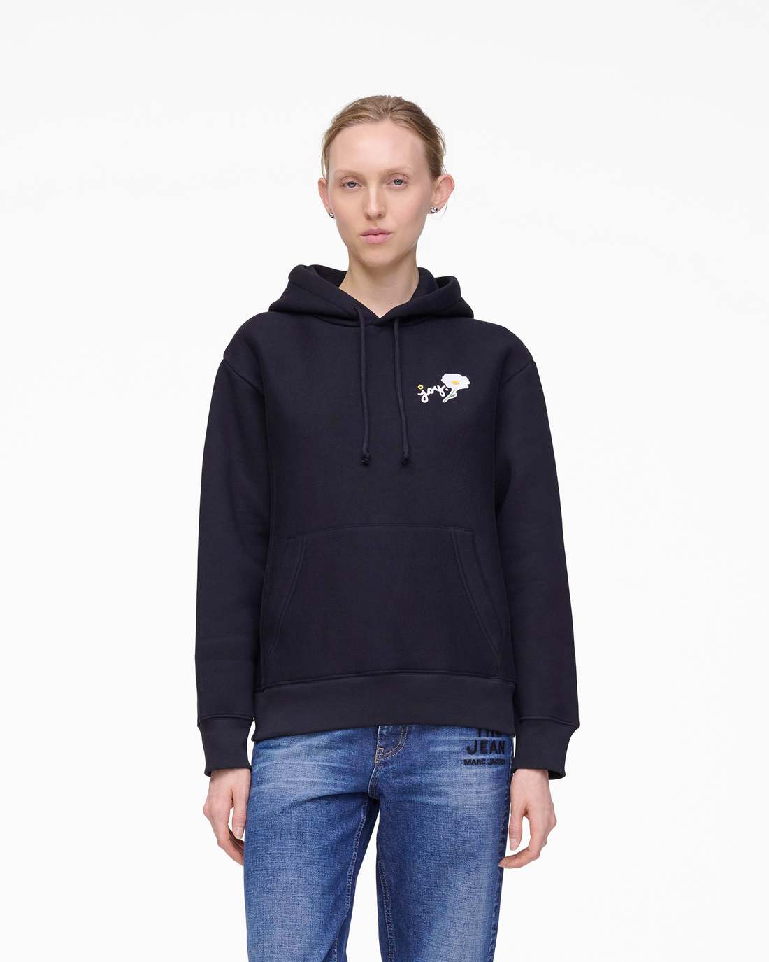 Marc Jacobs Signature - Marc Is Joy Daisy Hoodie Black