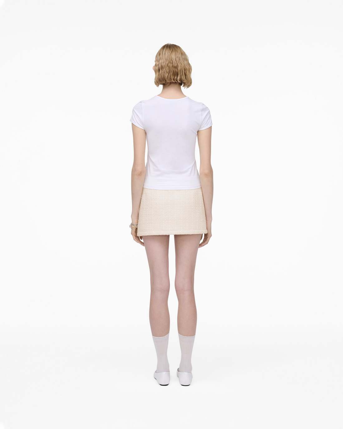 Marc Jacobs Classic - Charm Logo Shrunken Tee White