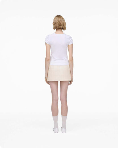 Marc Jacobs Classic - Charm Logo Shrunken Tee White