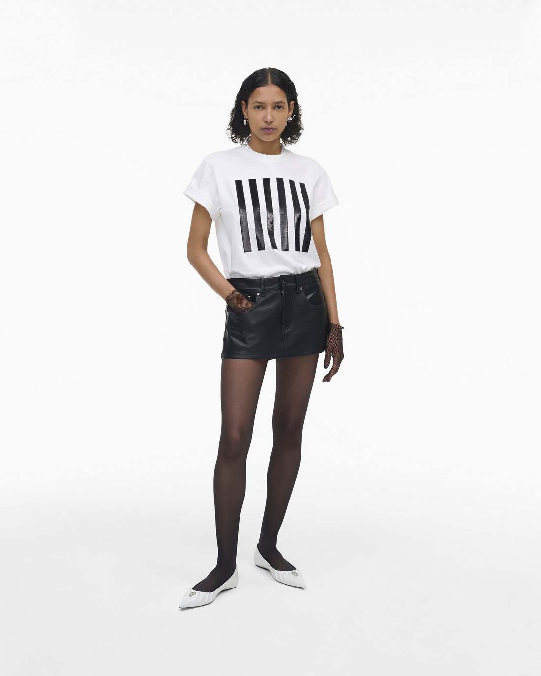 Marc Jacobs Latest - The Stripe Box Tee White