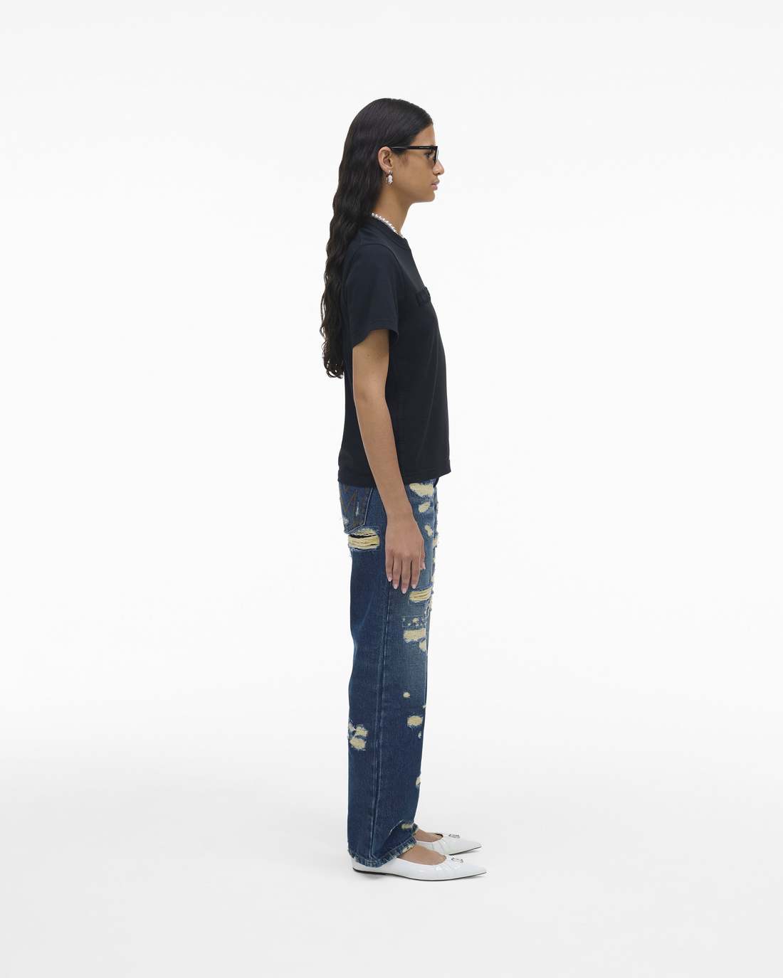 Marc Jacobs Smart Buy - The Logo Baby Tee Black