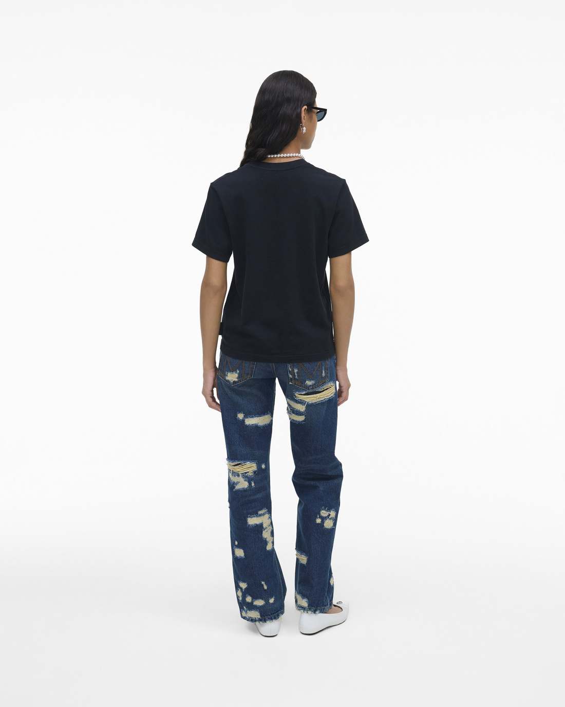 Marc Jacobs Smart Buy - The Logo Baby Tee Black