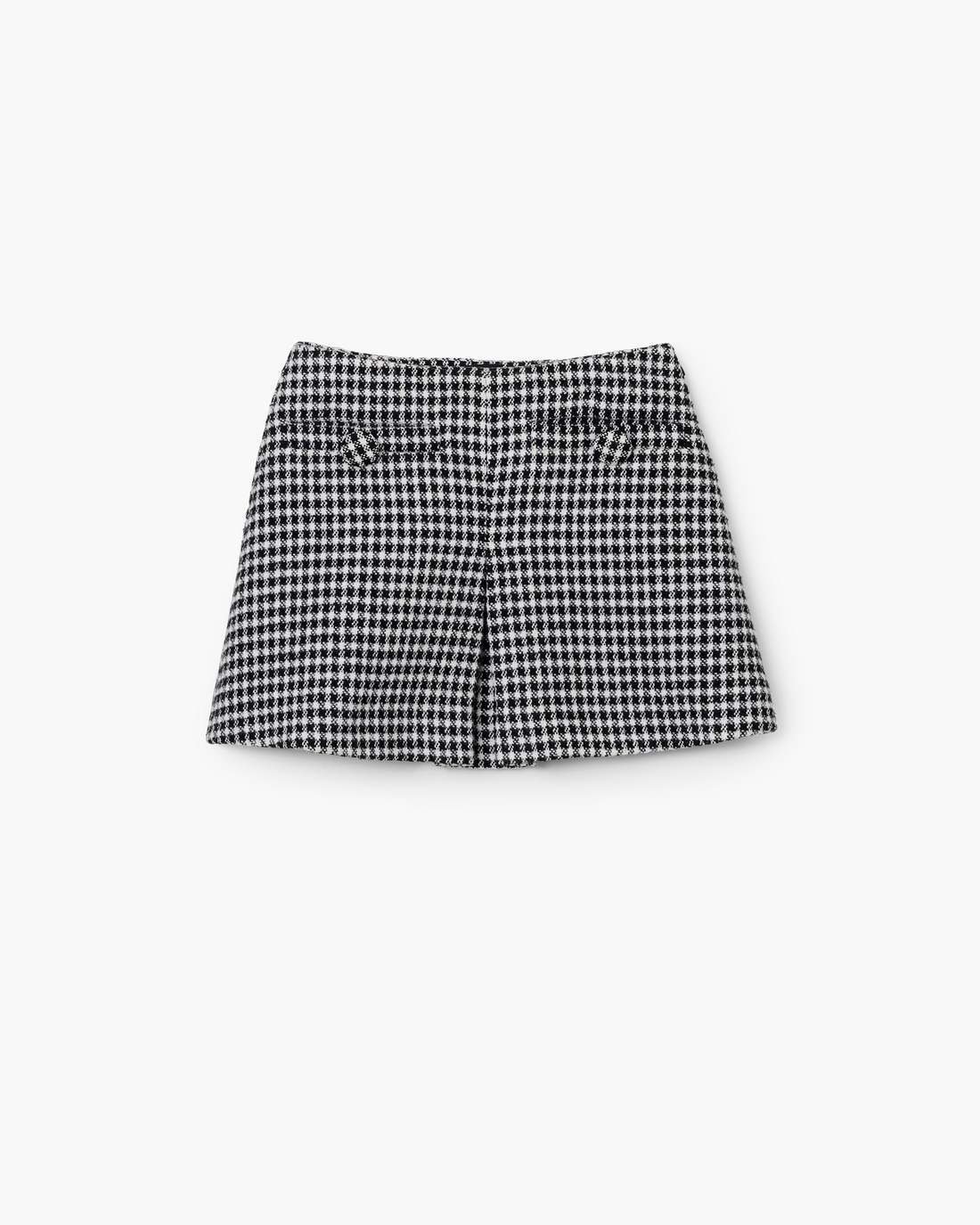 Marc Jacobs Great Value - Gingham Tweed Mini Skirt Black Multi