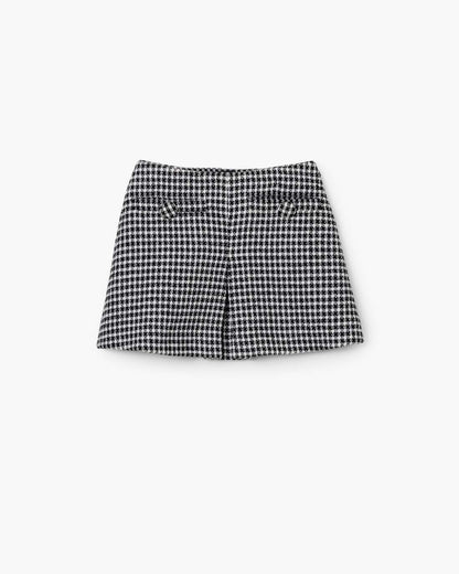Marc Jacobs Great Value - Gingham Tweed Mini Skirt Black Multi