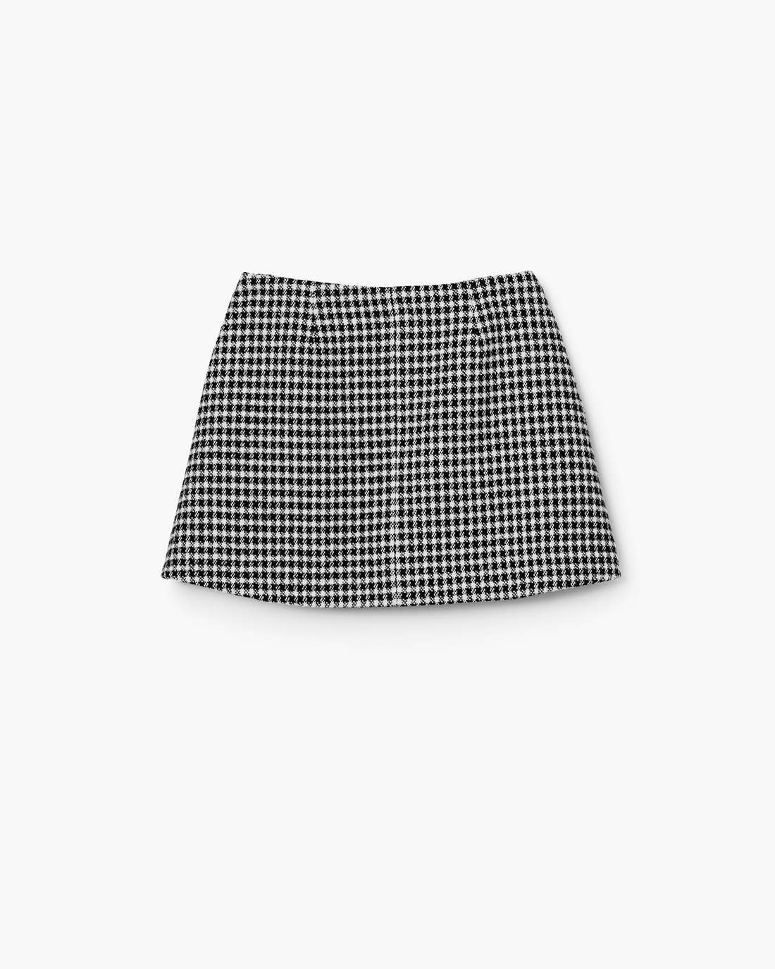 Marc Jacobs Great Value - Gingham Tweed Mini Skirt Black Multi