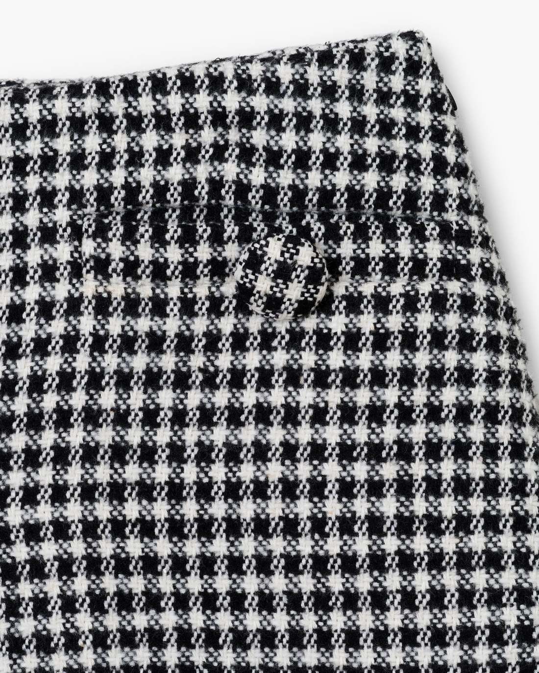 Marc Jacobs Great Value - Gingham Tweed Mini Skirt Black Multi