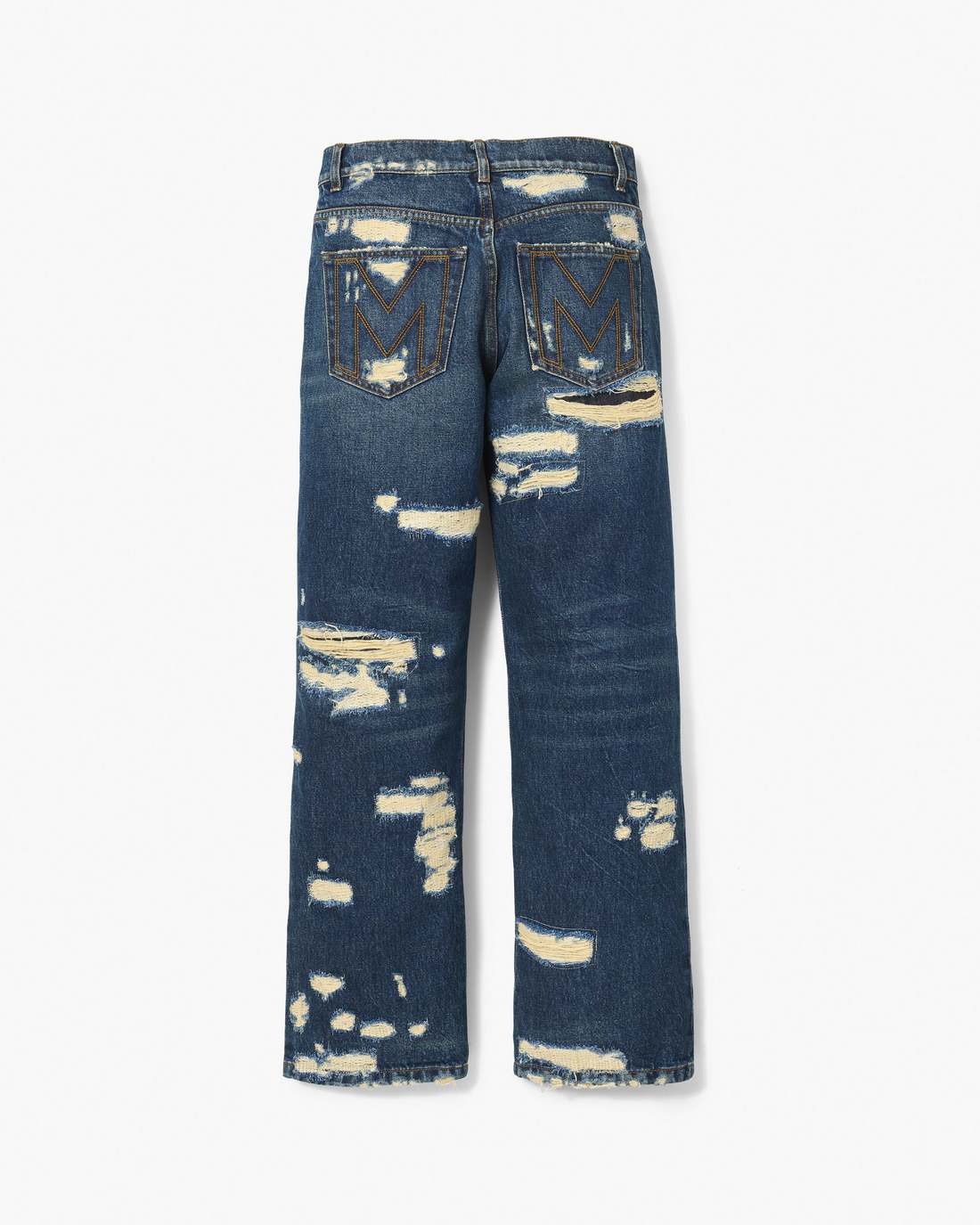 Marc Jacobs Everyday - The Rip And Repair Straight Jean Punk Indigo