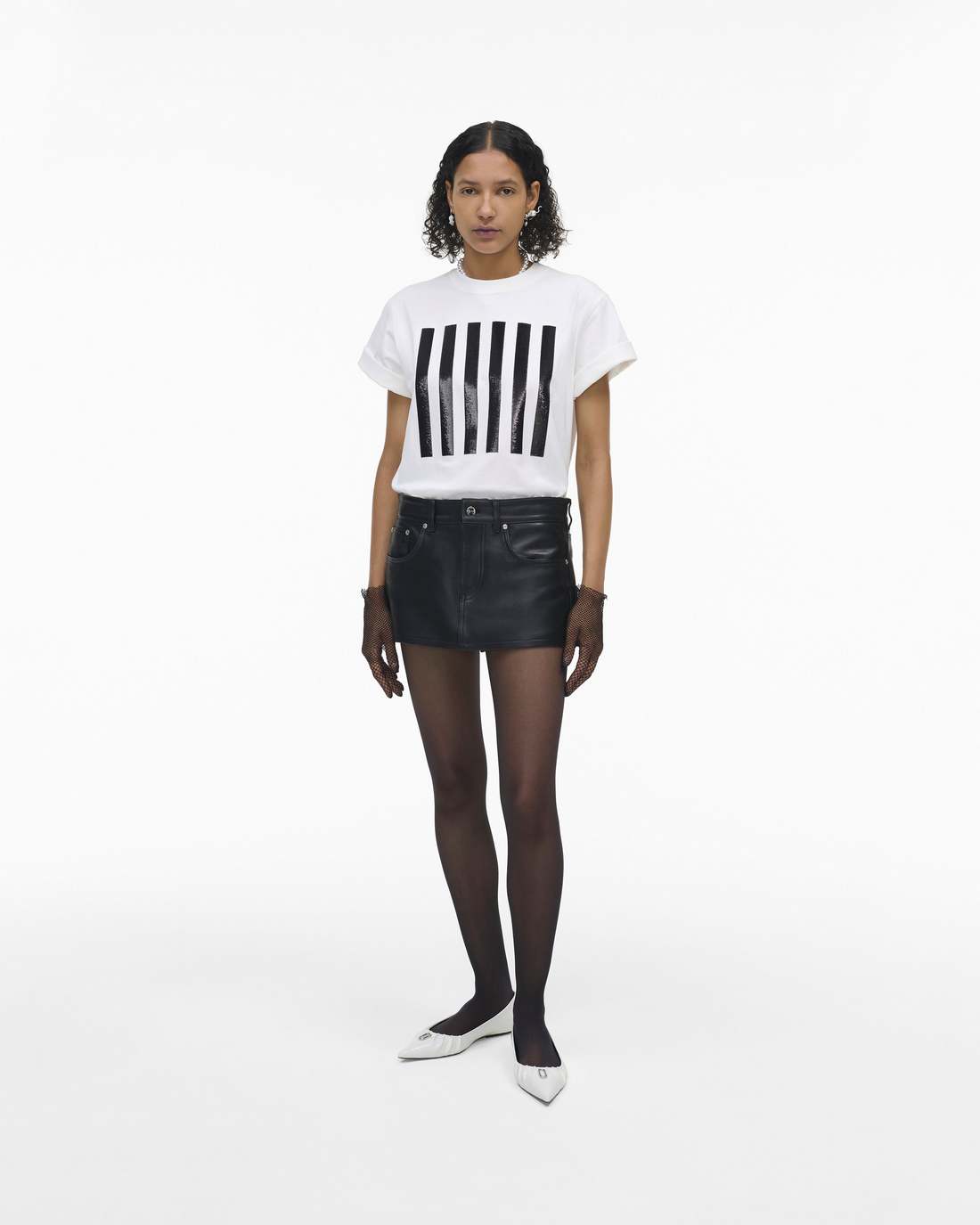 Marc Jacobs Trusted - The Leather Skort Black