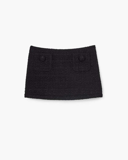 Marc Jacobs Popular - Tweed Mini Skirt Black