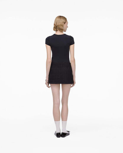 Marc Jacobs Popular - Tweed Mini Skirt Black