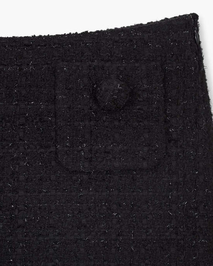Marc Jacobs Popular - Tweed Mini Skirt Black