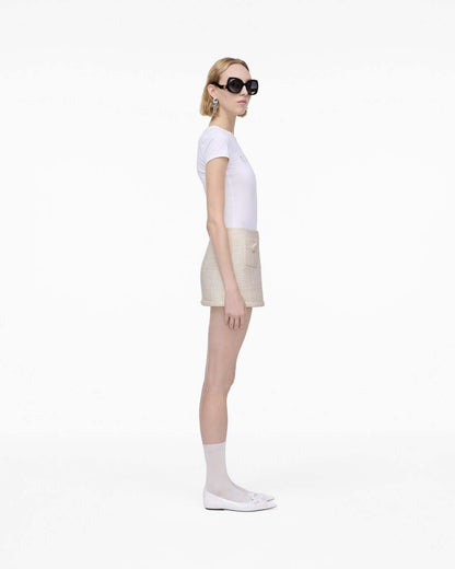 Marc Jacobs Best Seller - Tweed Mini Skirt Ivory