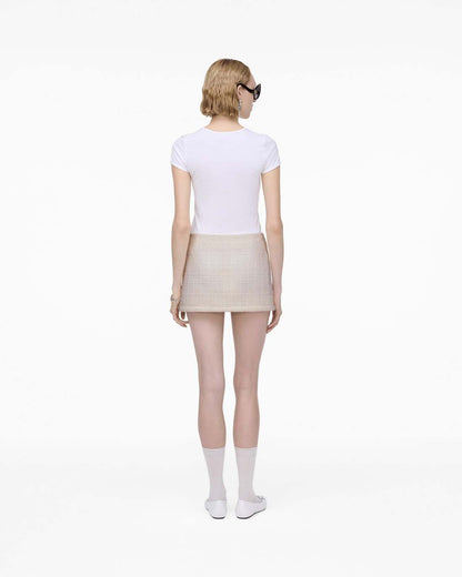 Marc Jacobs Best Seller - Tweed Mini Skirt Ivory
