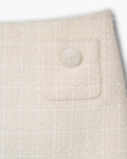 Marc Jacobs Best Seller - Tweed Mini Skirt Ivory