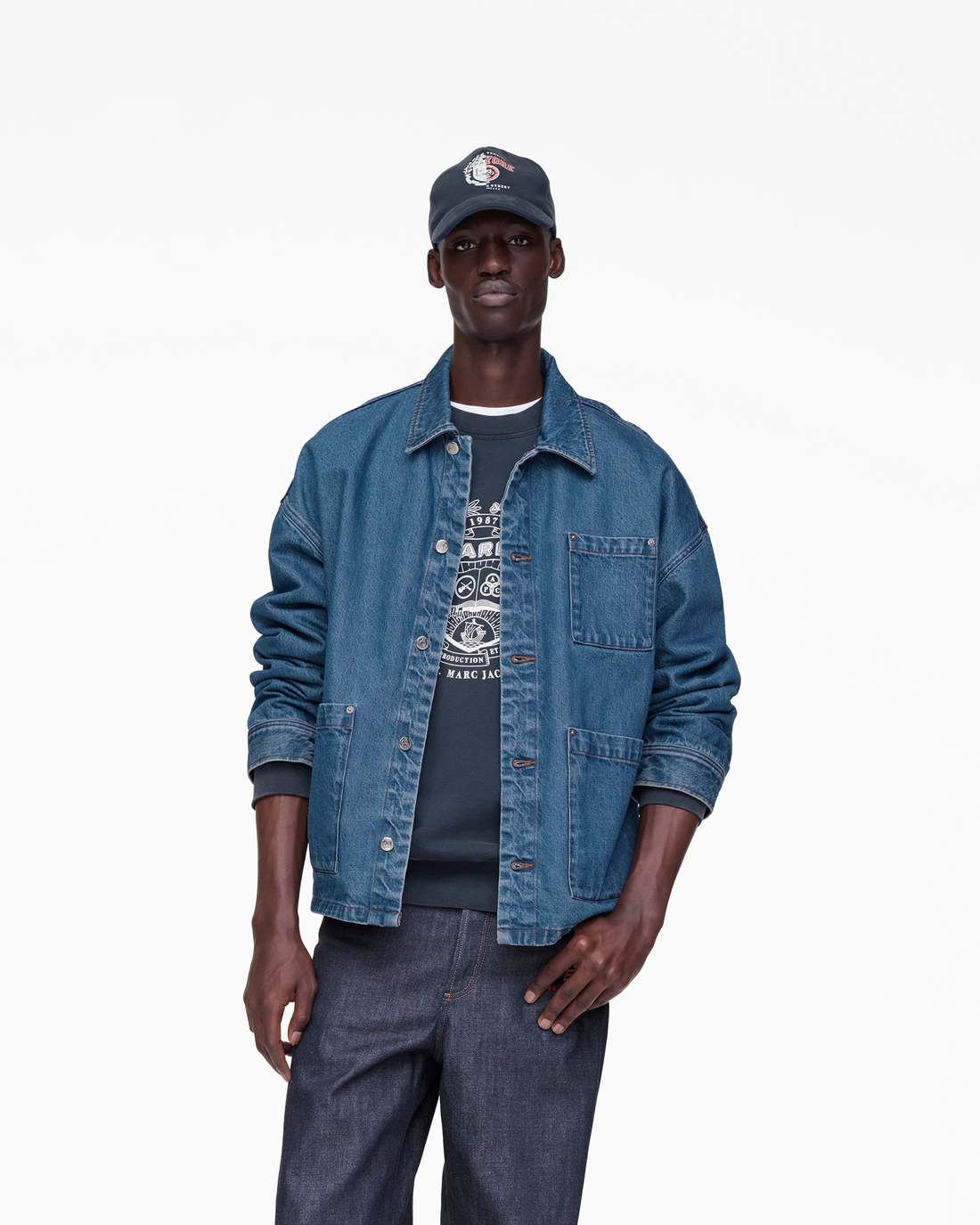 Marc Jacobs Recommended - The A.P.C. X Marc Jacobs Denim Unisex Jacket Washed Indigo