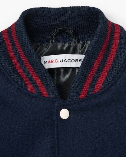 Marc Jacobs Discount - The A.P.C. X Marc Jacobs  Varsity Jacket Dark Navy/White
