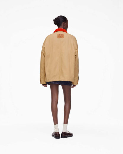 Marc Jacobs Great Value - The A.P.C. X Marc Jacobs Stoned Canvas Unisex Jacket Camel
