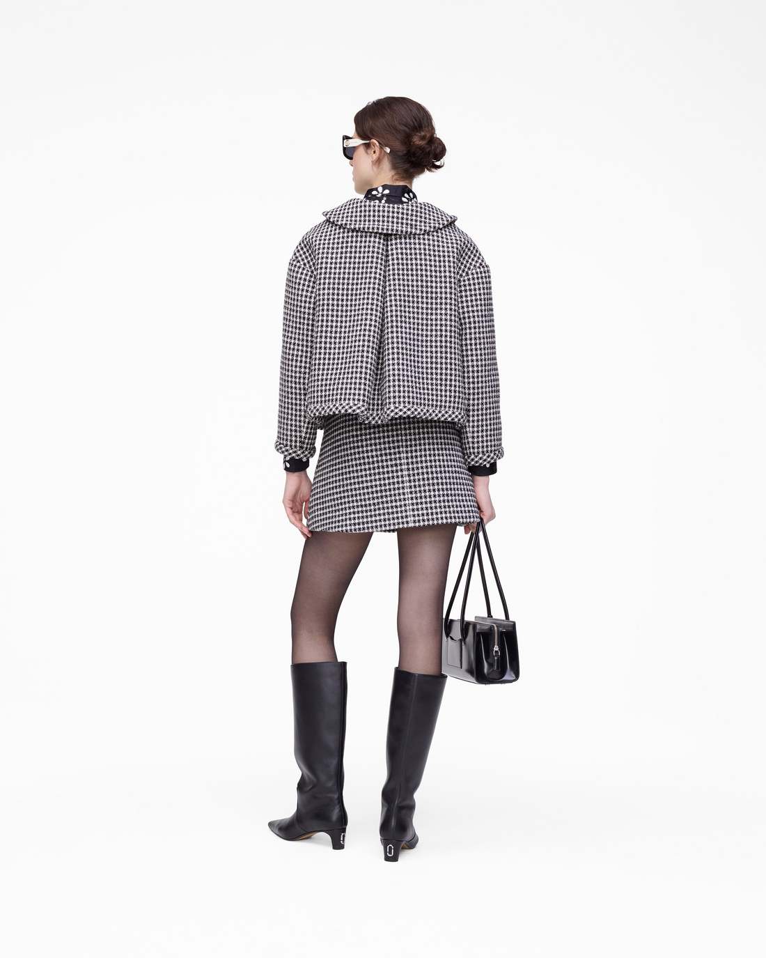 Marc Jacobs Special Offer - Gingham Tweed Jacket Black Multi