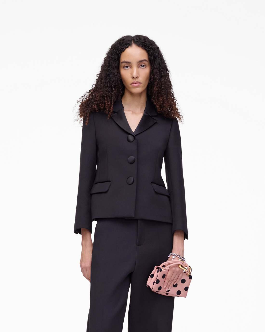 Marc Jacobs New - TUXEDO SUITING BLAZER Black