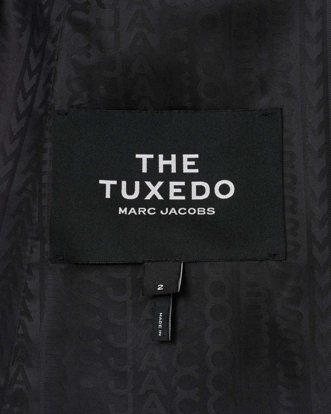 Marc Jacobs New - TUXEDO SUITING BLAZER Black