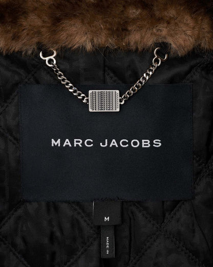 Marc Jacobs Essential - Teddy Cropped Jacket Ebony