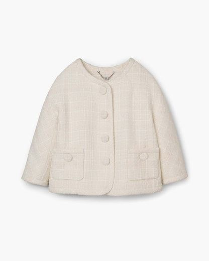 Marc Jacobs Great Value - Tweed Backwards Lady Jacket Ivory