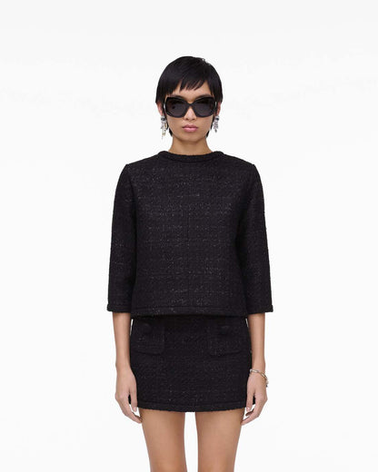 Marc Jacobs Special Offer - Tweed Backwards Lady Jacket Black