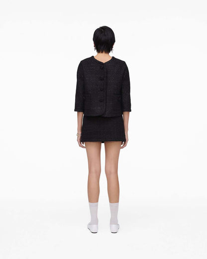 Marc Jacobs Special Offer - Tweed Backwards Lady Jacket Black