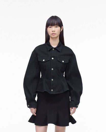 Marc Jacobs Classic - The Fluted Denim Jacket Black