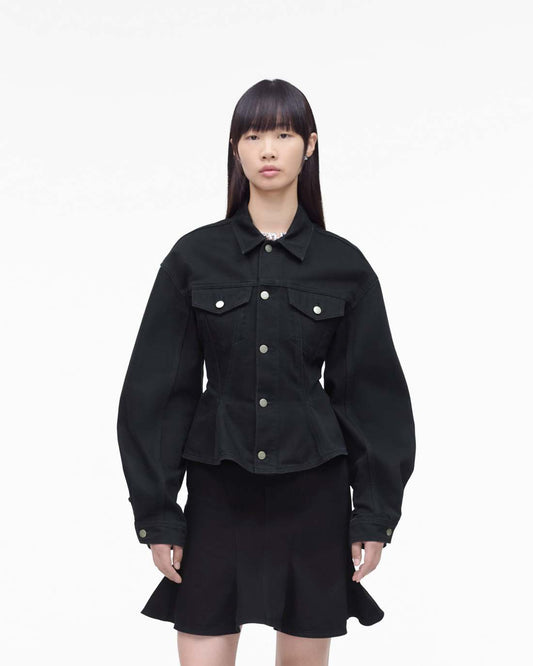 Marc Jacobs Classic - The Fluted Denim Jacket Black