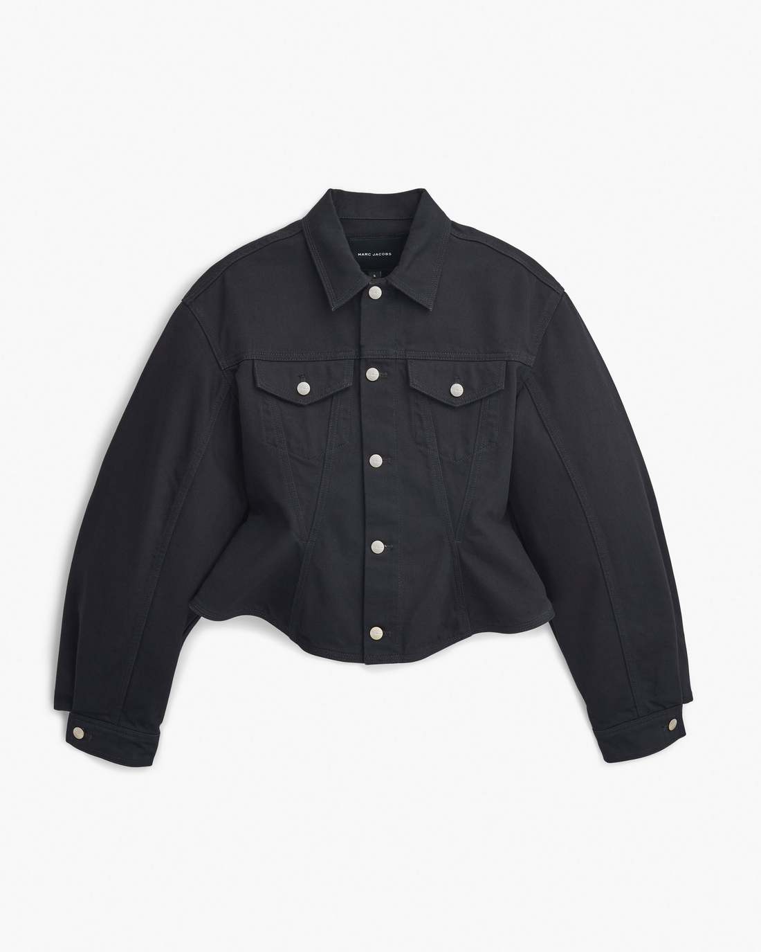 Marc Jacobs Classic - The Fluted Denim Jacket Black
