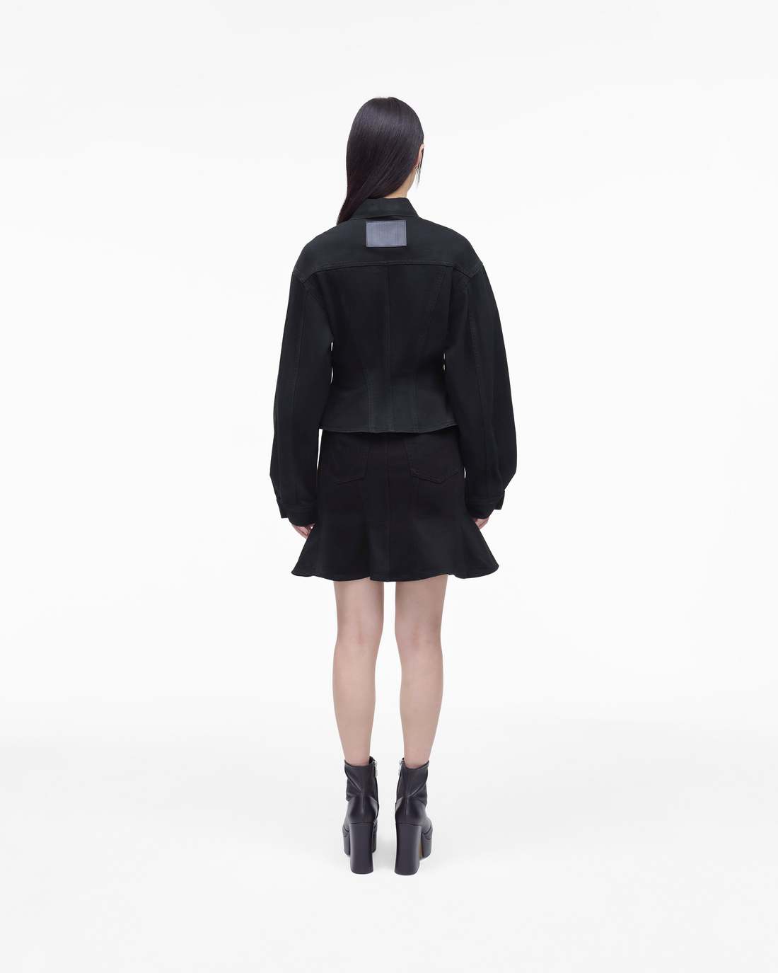 Marc Jacobs Classic - The Fluted Denim Jacket Black