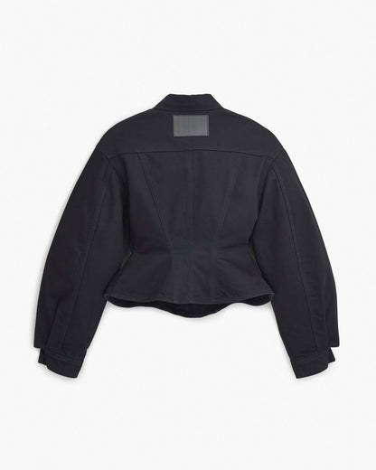 Marc Jacobs Classic - The Fluted Denim Jacket Black