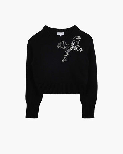Marc Jacobs Essential - The Gem Bow Sweater Black