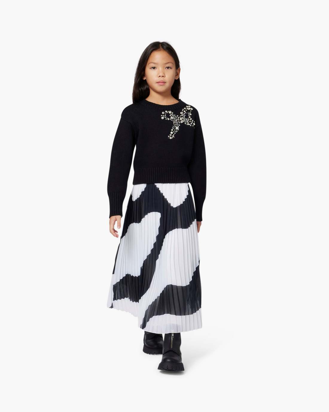 Marc Jacobs Essential - The Gem Bow Sweater Black