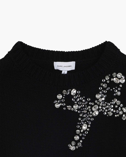 Marc Jacobs Essential - The Gem Bow Sweater Black