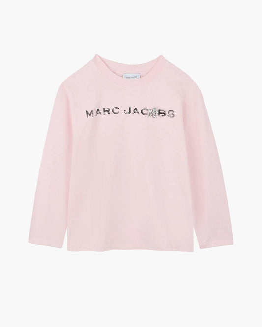 Marc Jacobs Essential - The Gem Daisy Logo Tee Pink