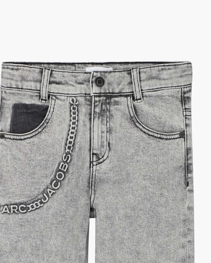 Marc Jacobs Exclusive - The Trompe Loeil Chain Jeans Black