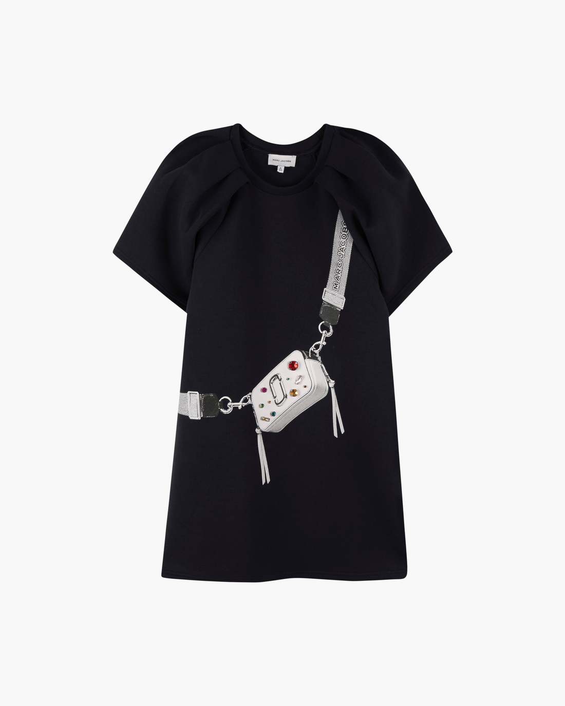 Marc Jacobs Hot Sale - The Trompe Loeil Snapshot Dress Navy
