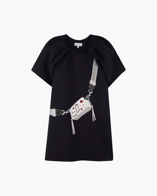 Marc Jacobs Hot Sale - The Trompe Loeil Snapshot Dress Navy