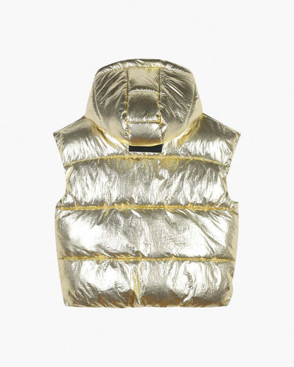Marc Jacobs Premium - The Metallic Puffer Vest Gold