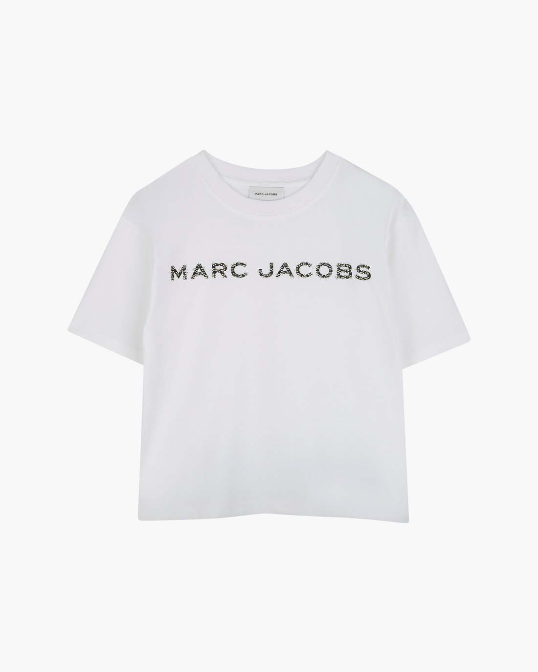 Marc Jacobs Quality - The Crystal Daisy Logo Tee White