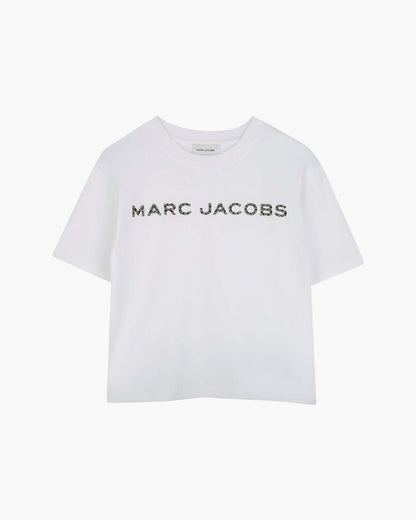 Marc Jacobs Quality - The Crystal Daisy Logo Tee White