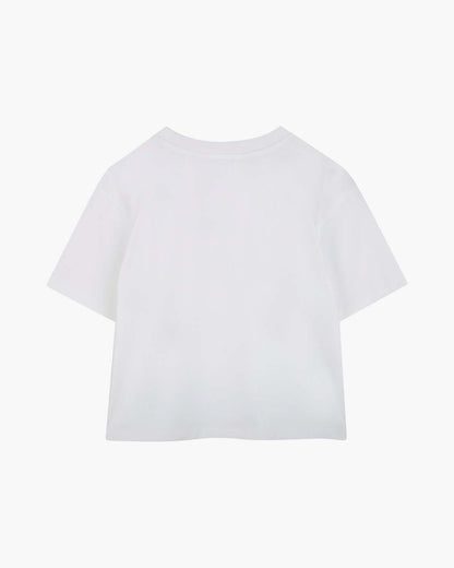 Marc Jacobs Quality - The Crystal Daisy Logo Tee White