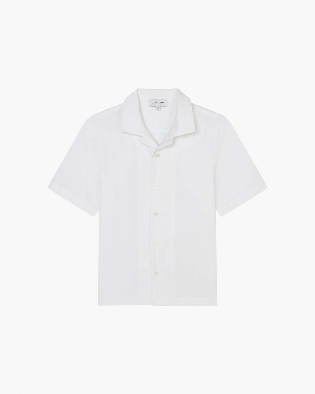 Marc Jacobs Popular - The Jumbled Monogram Logo Short Sleeve Shirt White