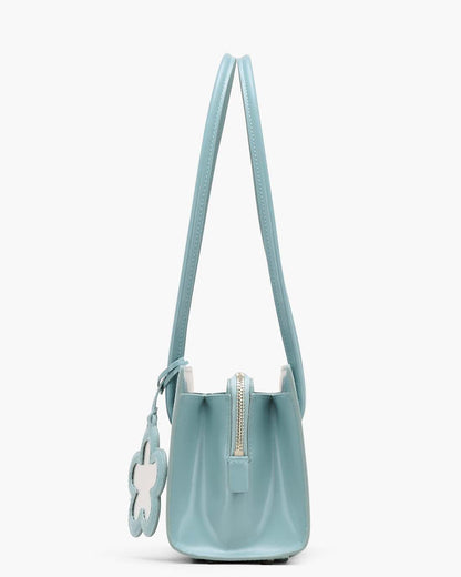 Marc Jacobs Sale - The Glam Mirror Satchel Sky Blue